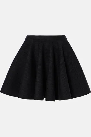 Alaïa Wool-blend miniskirt