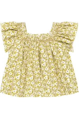 BONPOINT Carlie floral cotton blouse