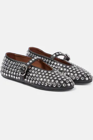 Alaïa Embellished leather ballet flats