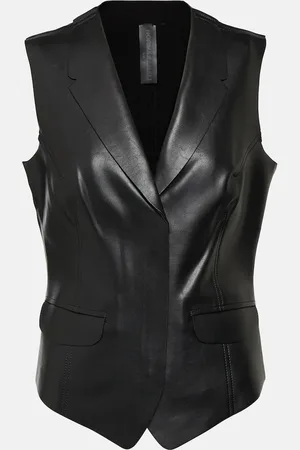 Norma Kamali Faux leather vest