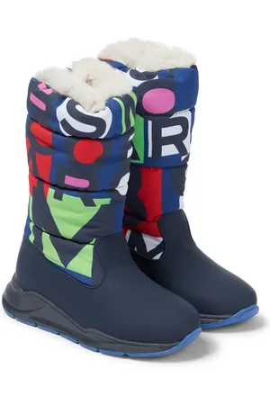Marc Jacobs Printed leather snow boots