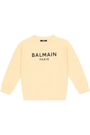 Balmain Logo cotton jersey sweatshirt