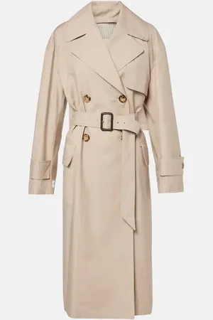 Max Mara Mtrench cotton-blend twill trench coat