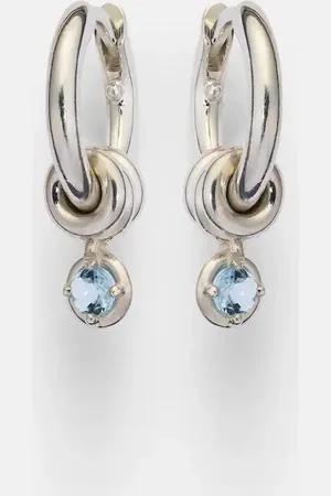 SPINELLI KILCOLLIN Zahra Micro sterling earrings with sapphire