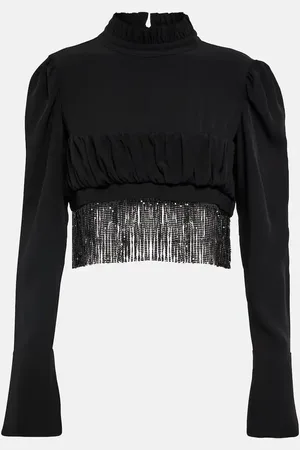Paco rabanne Embellished crop top