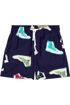 AMIRI Skel Top printed swim trunks