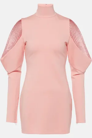 AREA Embellished minidress