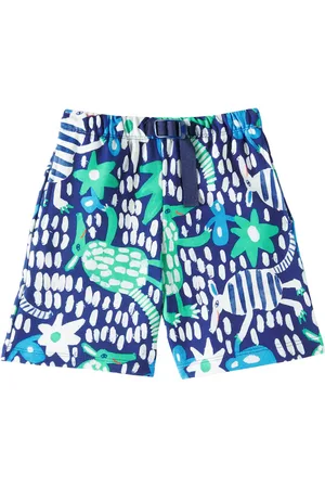 FÁBULA Printed cotton-blend Bermuda shorts