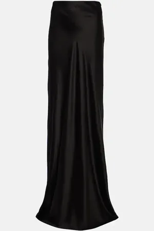 The Sei Silk satin maxi skirt