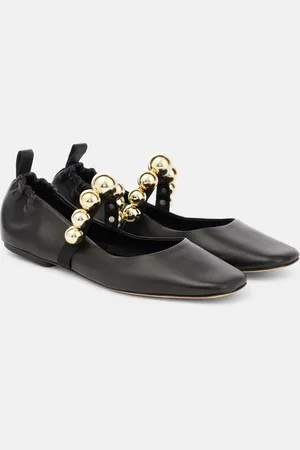 Souliers Martinez Flamenca leather Mary Jane flats