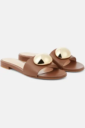 Gianvito Rossi Sphera embellished leather mules