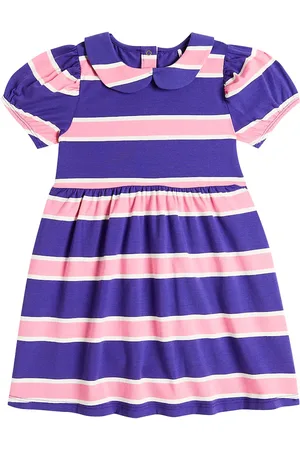 Mini Rodini Striped cotton-blend dress