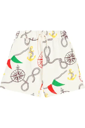 Mini Rodini Nautical cotton jersey shorts