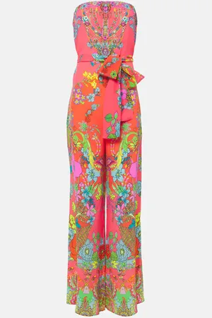 Camilla Windmills and Windflowers floral silk jumpsuit