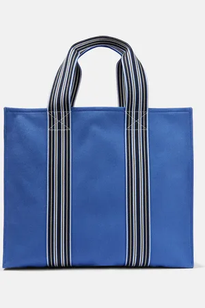 Loro Piana The Suitcase canvas tote bag