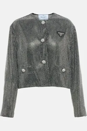 Prada Crystal-embellished jacket