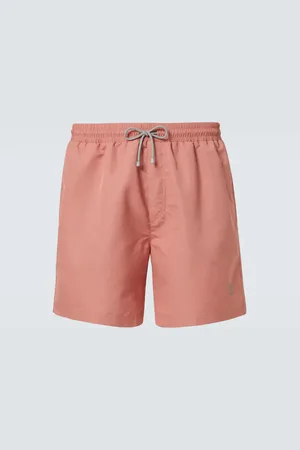 Brunello Cucinelli Logo swim trunks