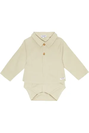 Donsje Baby Ber cotton playsuit