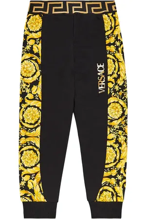 VERSACE Barocco cotton jersey sweatpants