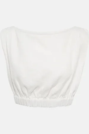 SIR Linen crop top