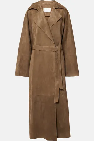 MAGDA BUTRYM Suede wrap coat