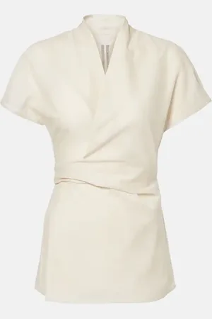 Rick Owens Laura cotton wrap top