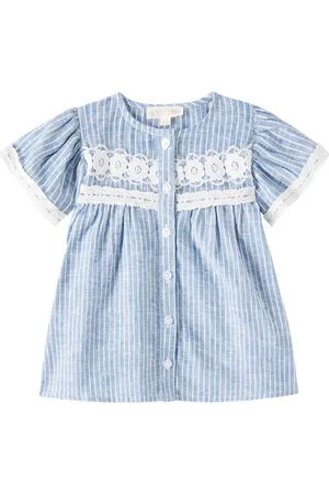 Louise Misha Baby Morlina striped linen and cotton dress