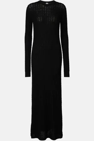 Totême Cable-knit wool maxi dress