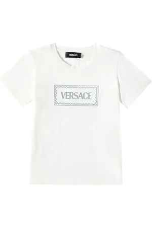 VERSACE Logo cotton jersey T-shirt