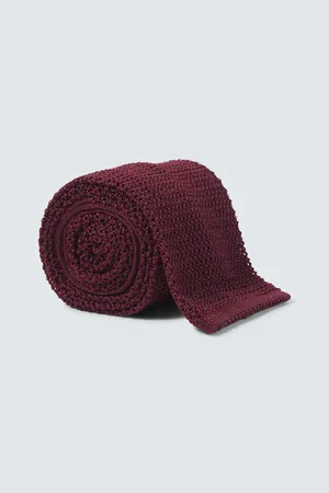 Rubinacci Knitted silk tie