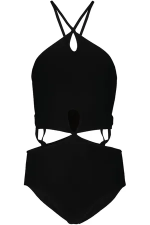 CHRISTOPHER ESBER Cutout halterneck swimsuit