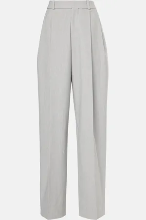 Jacquemus Curzio mid-rise jersey wide-leg pants
