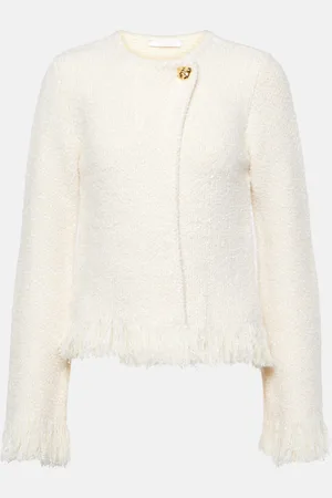 Chloé Wool, silk, and cashmere-blend jacket