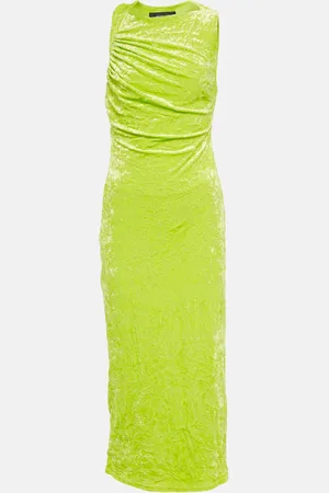 VERSACE Velvet midi dress
