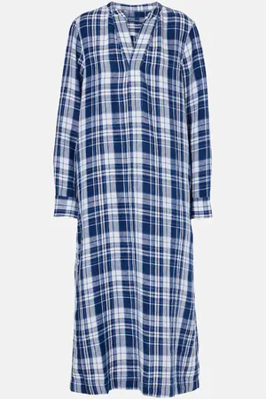 Ralph Lauren Plaids linen maxi dress