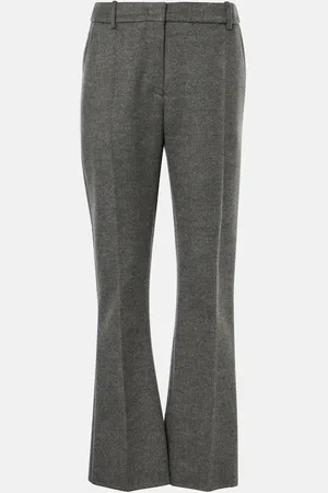 VALENTINO Mohair and wool flared pants