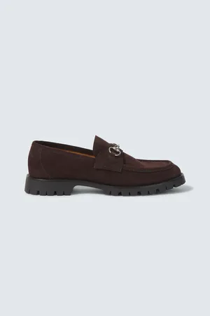 Gucci Horsebit suede loafers