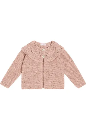 La Coqueta Baby Baena wool-blend cardigan