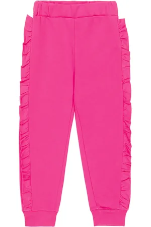 Balmain Ruffle-trimmed jersey sweatpants