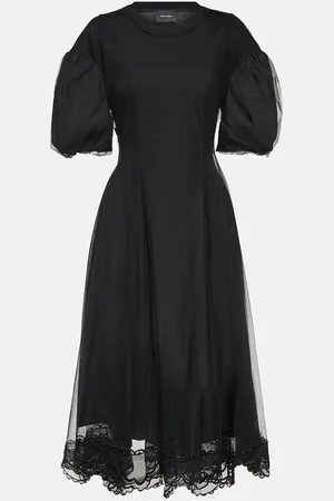 Simone Rocha Cotton midi dress