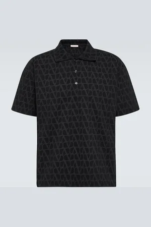 VALENTINO Toile Iconographe cotton polo shirt