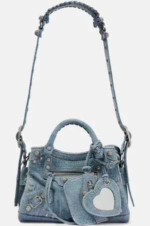 Balenciaga Neo Cagole XS denim shoulder bag