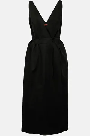 Altuzarra Anouk V-neck cotton-blend midi dress