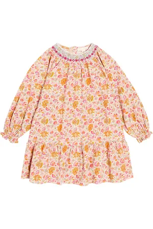 Louise Misha Bahya floral corduroy dress