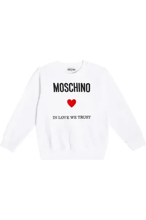 Moschino Printed cotton jersey sweatshirt