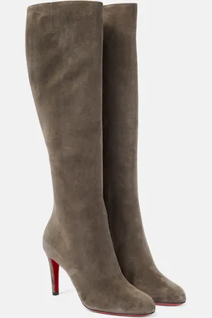 Christian Louboutin Pumppie Botta suede knee-high boots