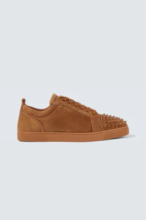 Christian Louboutin Louis Junior Spikes suede sneakers