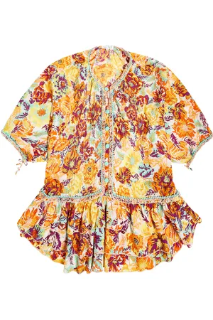 POUPETTE ST BARTH Bobo floral poncho