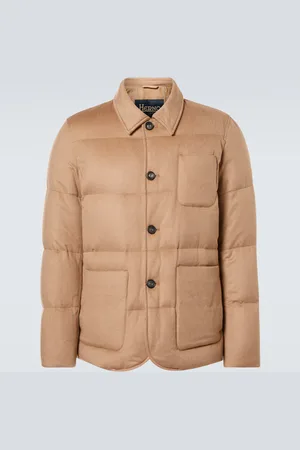 HERNO Camel hair down jacket
