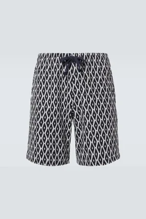Orlebar Brown Printed cotton-blend terry shorts